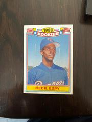 Cecil Espy #7 Baseball Cards 1989 Topps Glossy Rookies Prices