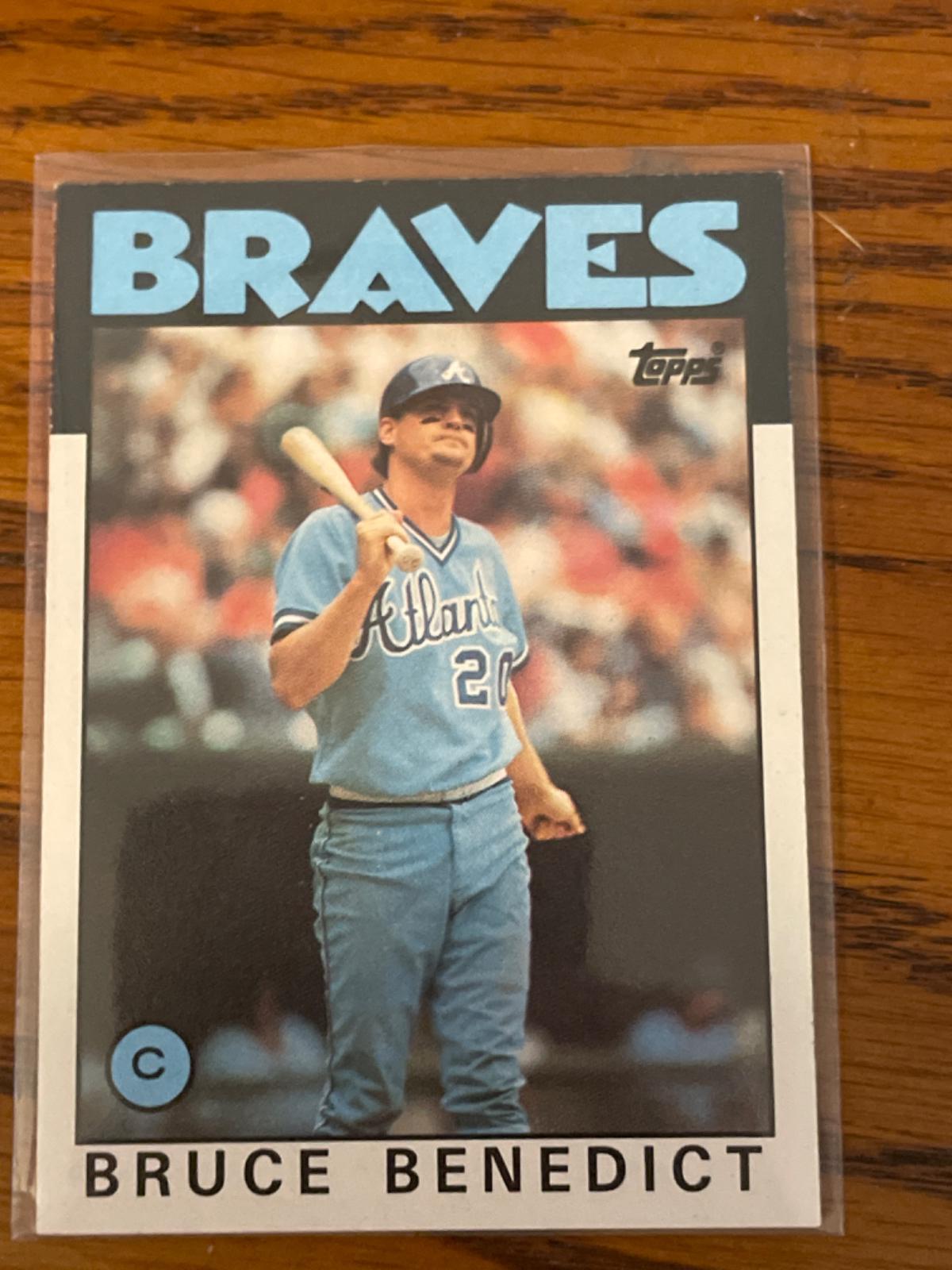 Bruce Benedict Ungraded 1986 Topps