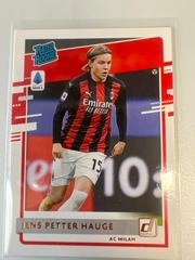 Jens Petter Hauge Soccer Cards 2020 Panini Chronicles Donruss Rated Rookies Serie A Prices