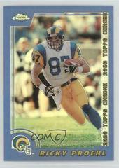 Ricky Proehl [Refractor] Football Cards 2000 Topps Chrome Prices
