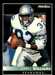 John L. Williams #44 Football Cards 1992 Pinnacle Prices