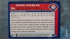 Back  | Keith Stamler Baseball Cards 2003 Topps Traded