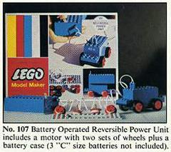 LEGO Set | 4.5V Reversible Power Unit LEGO Samsonite