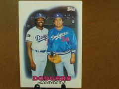 Dodgers Leaders [P. Guerrero, F. Valenzuela] Baseball Cards 1988 Topps Prices