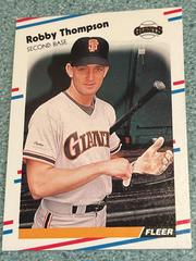 Robbie Thompson #98 Baseball Cards 1988 Fleer Prices