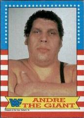 Andre the Giant Wrestling Cards 1987 Topps WWF Prices
