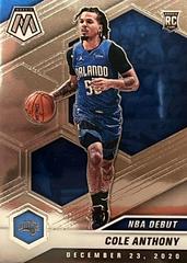 Cole Anthony #268 Basketball Cards 2020 Panini Mosaic Prices