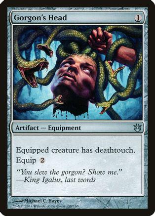 Gorgon's Head [Foil] Magic Born of the Gods