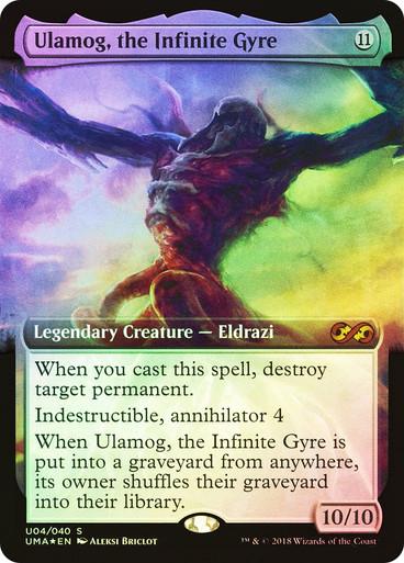 Ulamog, The Infinite Gyre [Extended Art] #U04 Magic Ultimate Masters