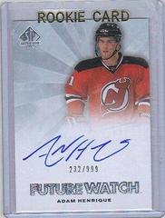 Adam Henrique [Autograph] Hockey Cards 2011 SP Authentic Prices