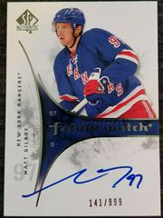 Matt Gilroy [Autograph] #210 Hockey Cards 2009 SP Authentic Prices