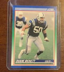 Duane Bickett #23 Football Cards 1990 Panini Score Prices