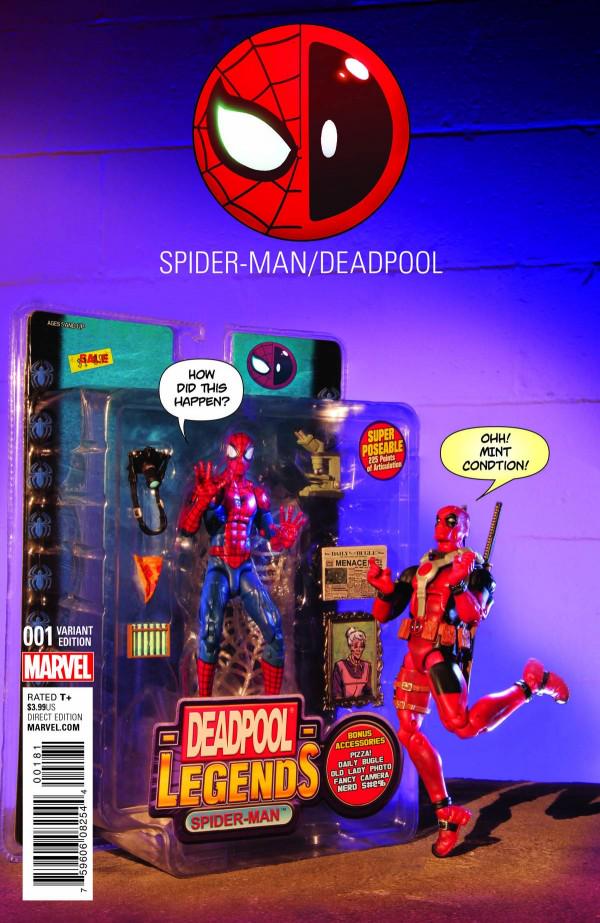 Spider-Man / Deadpool [Action Figure Photo] #1 (2016) Comic Books Spider-Man / Deadpool