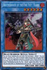 Brotherhood of the Fire Fist - Eland YuGiOh Fists of the Gadgets Prices
