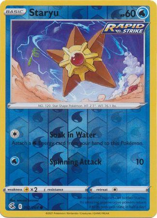 Staryu [Reverse Holo] #52 Pokemon Fusion Strike