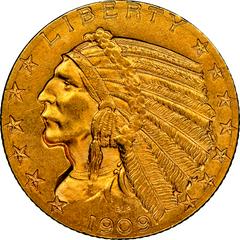 1909 Coins Indian Head Half Eagle Prices
