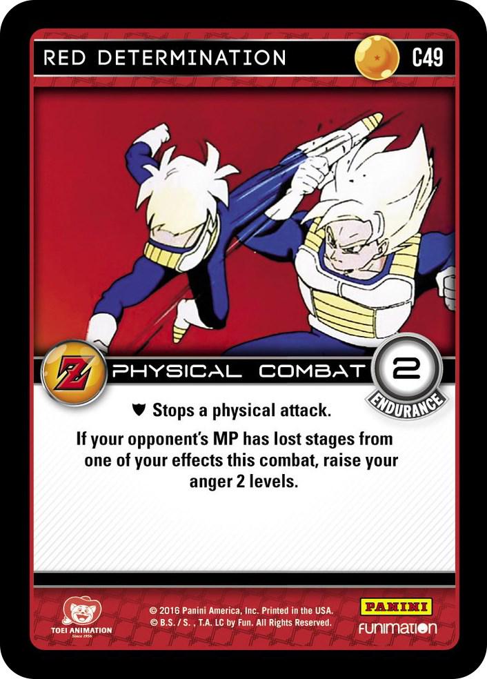 Red Determination [Foil] C49 Dragon Ball Z Awakening