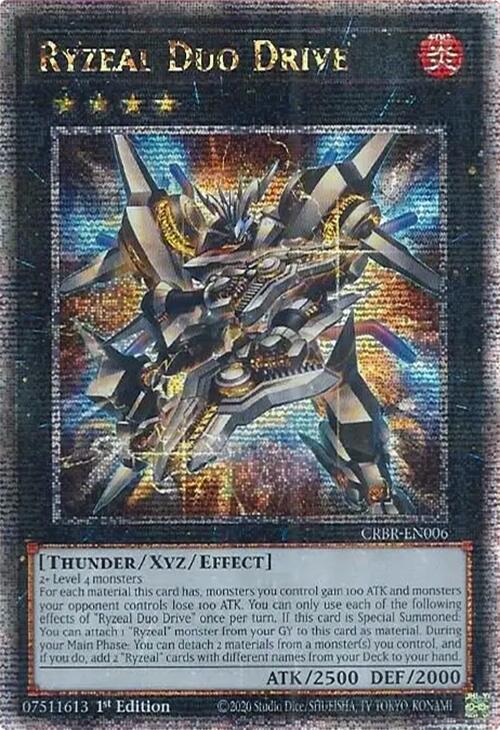 Ryzeal Duo Drive [Quarter Century Secret Rare] CRBR-EN006 YuGiOh Crossover Breakers