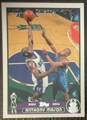 Anthony Mason #142 Basketball Cards 2003 Topps Prices