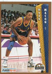 Mark Macon Basketball Cards 1992 Fleer Prices