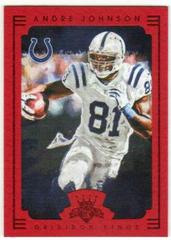 Andre Johnson [Red Frame] #6 Football Cards 2015 Panini Gridiron Kings Prices