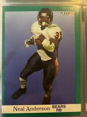 Neal Anderson Football Cards 1991 Fleer Prices