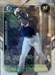 Monte Harrison #FFM-MH Baseball Cards 2015 Bowman Chrome the Farm's Finest Minis Prices