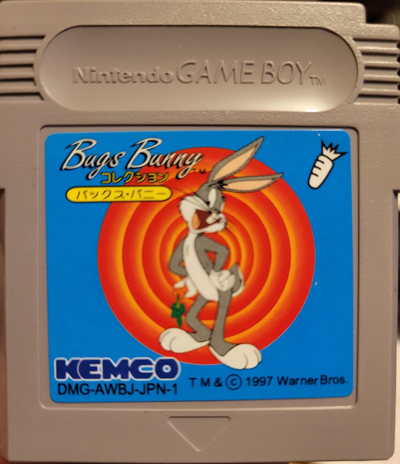 NOTICE SEULE Bugs Bunny USA GameBoy GB Game boy