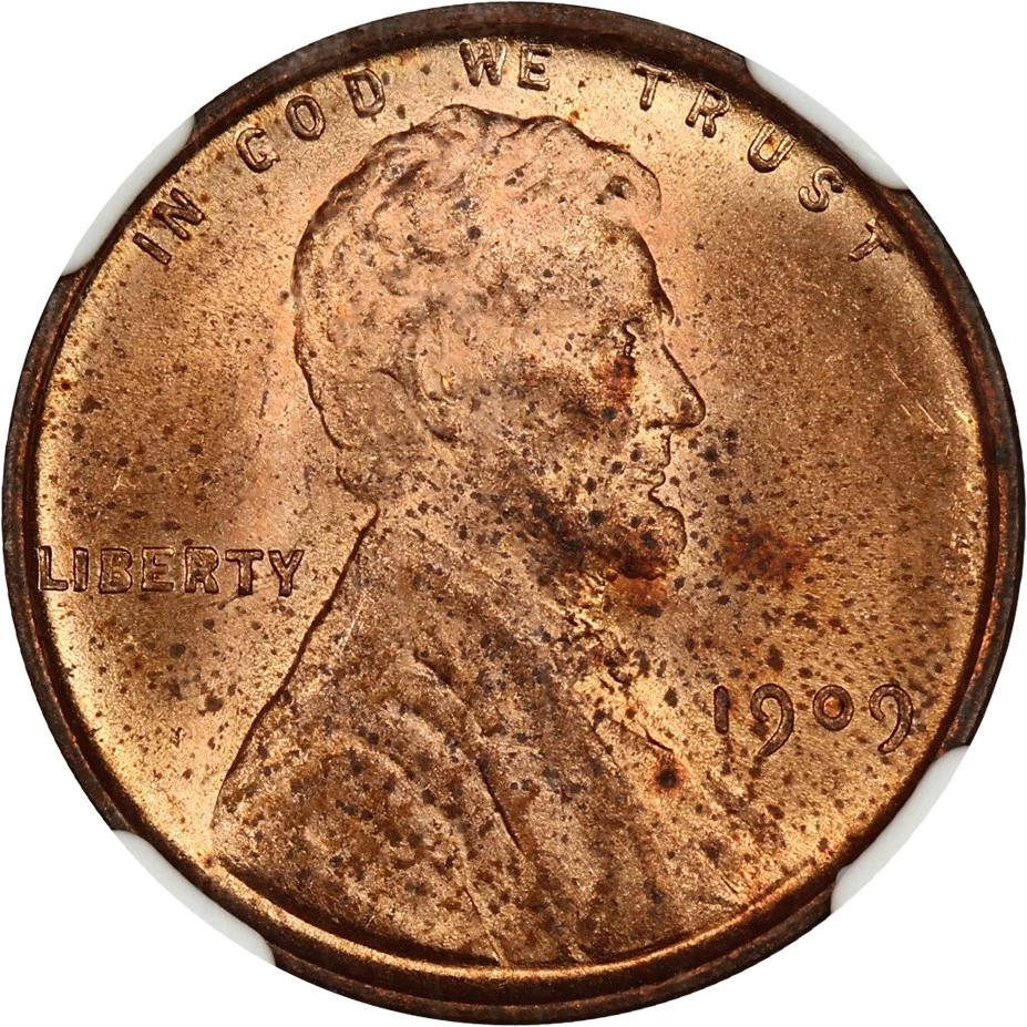 1909 [DOUBLE DIE FS-1101] Coins Lincoln Wheat Penny