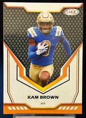 Kam Brown #47 Football Cards 2024 Sage Prices
