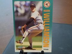 Mark Williamson #30 Baseball Cards 1992 Fleer Prices