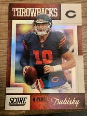Mitchell Trubisky #T-5 Football Cards 2019 Panini Score Throwbacks Prices