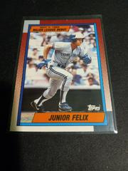 Junior Felix #35 Baseball Cards 1990 Topps Major League Debut Prices