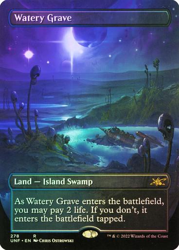 Watery Grave [Borderless Foil] #278 Magic Unfinity