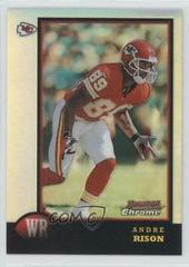 Andre Rison [Refractor] #102 Football Cards 1998 Bowman Chrome Prices