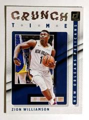 Zion Williamson Basketball Cards 2021 Panini Donruss Crunch Time Prices