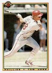 Tom Herr #159 Baseball Cards 1990 Bowman Prices