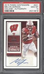 Melvin Gordon [College Autograph] #201 Football Cards 2015 Panini Contenders Prices