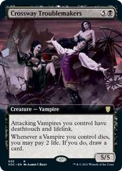 Crossway Troublemakers [Extended Art] Magic Innistrad: Crimson Vow Commander Prices