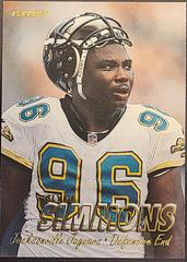 Clyde Simmons #101 Football Cards 1997 Fleer Prices