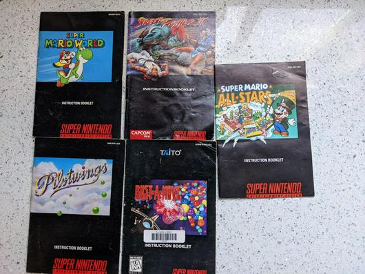 Super Nintendo Game Lot photo