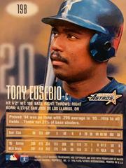 Rear | Tony Eusebio Baseball Cards 1996 EMotion XL