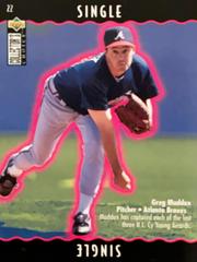 Greg Maddux [Single] #22 Baseball Cards 1995 Collector's Choice You Make Play Prices