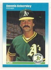 Dennis Eckersley Baseball Cards 1987 Fleer Update Glossy Prices