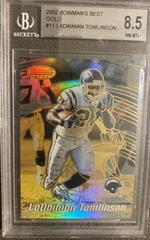 LaDainian Tomlinson [Gold] Football Cards 2002 Bowman's Best Prices