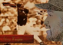 Greg Vaughn #62 Baseball Cards 1996 Pinnacle Aficionado Slick Picks Prices