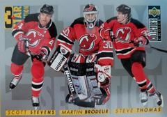 3 Star Selection - Scott Stevens, Martin Brodeur, Steve Thomas Hockey Cards 1996 Collector's Choice Prices