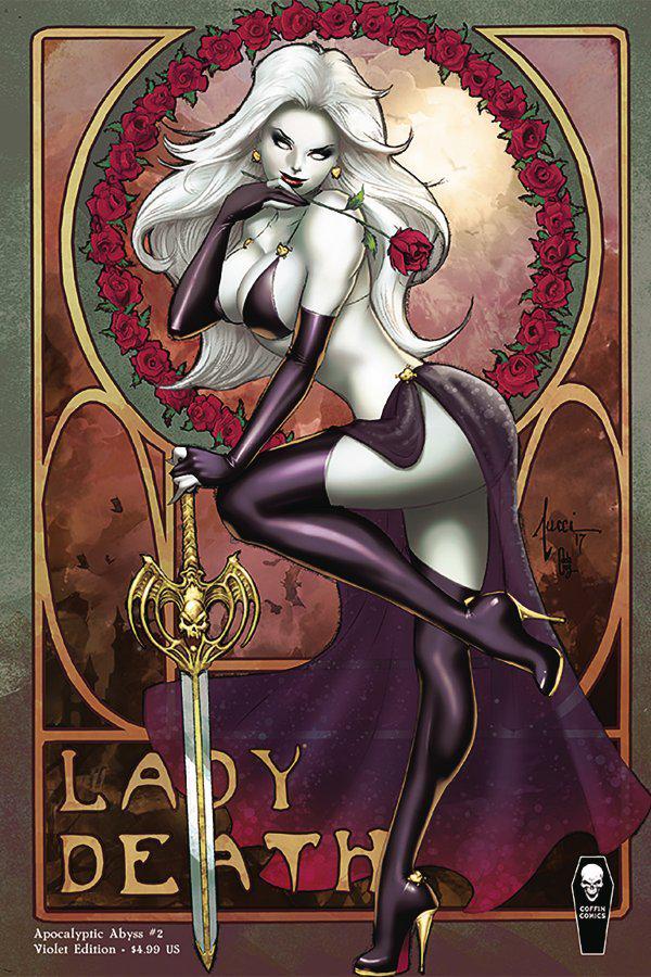 Lady Death: Apocalyptic Abyss [Violet] #2 (2019) Comic Books Lady Death: Apocalyptic Abyss