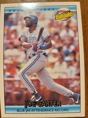 Joe Carter [Highlights] #677 Baseball Cards 1992 Donruss Prices