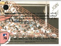 Back | Batting Twoubles Baseball Cards 1991 Upper Deck Comic Ball 2